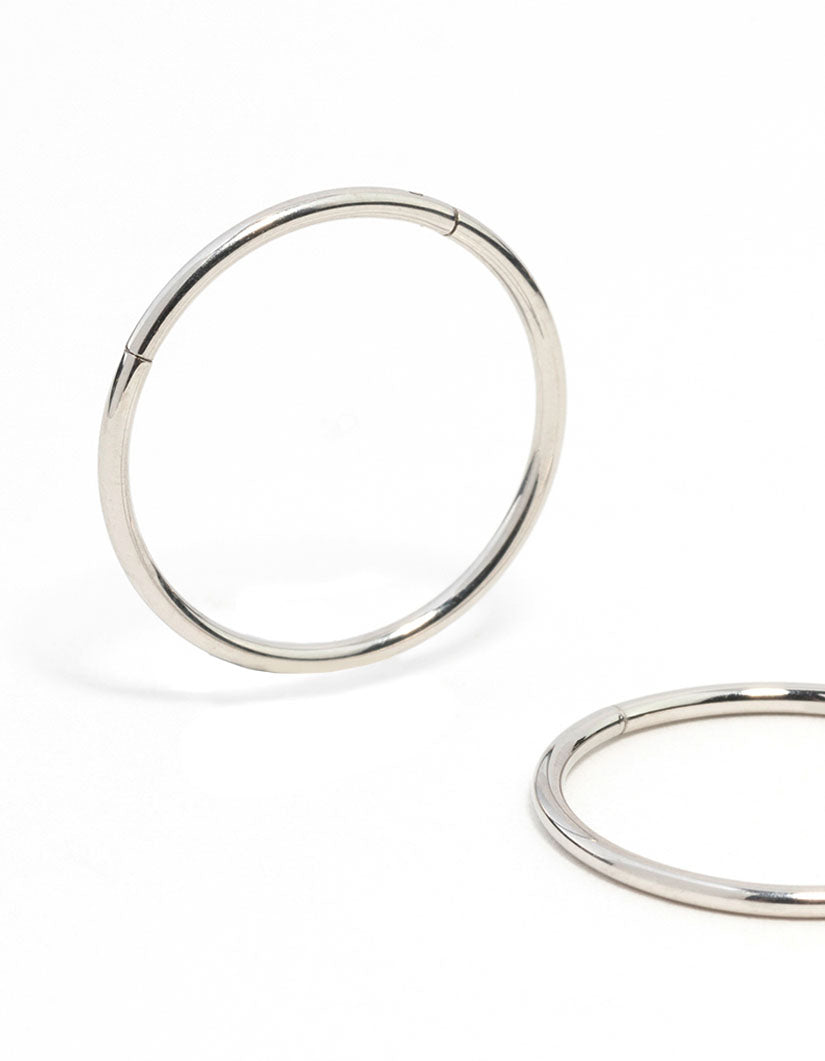 Surgical Steel Sleeper Earrings 14MM
