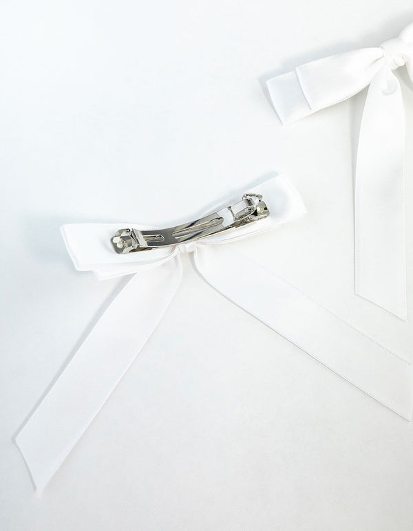 Medium Fabric Double Loop Bows 2-Pack