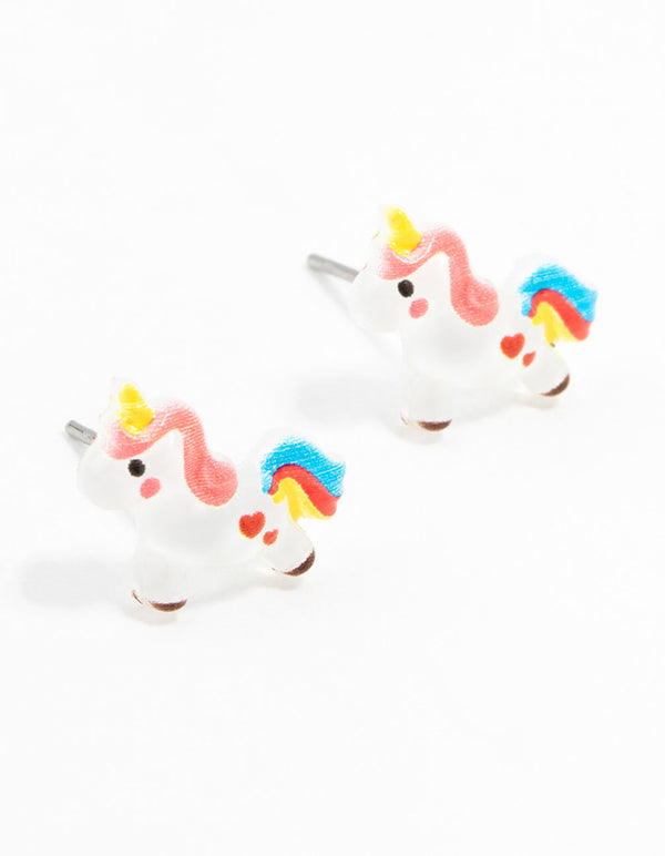 Unicorn Stud Earrings