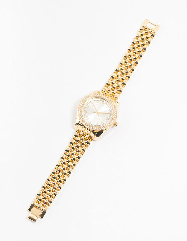 Gold Diamante Outer Medium Watch