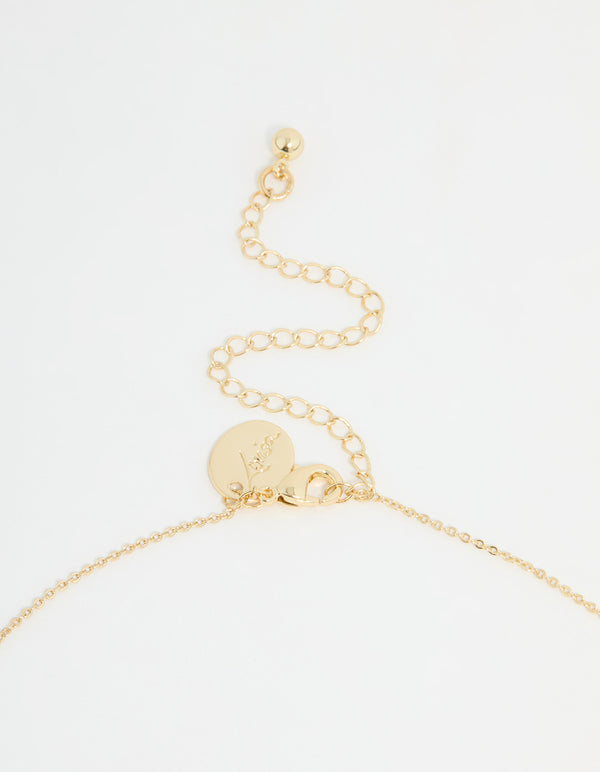 Gold Plated Dream Catcher Necklace