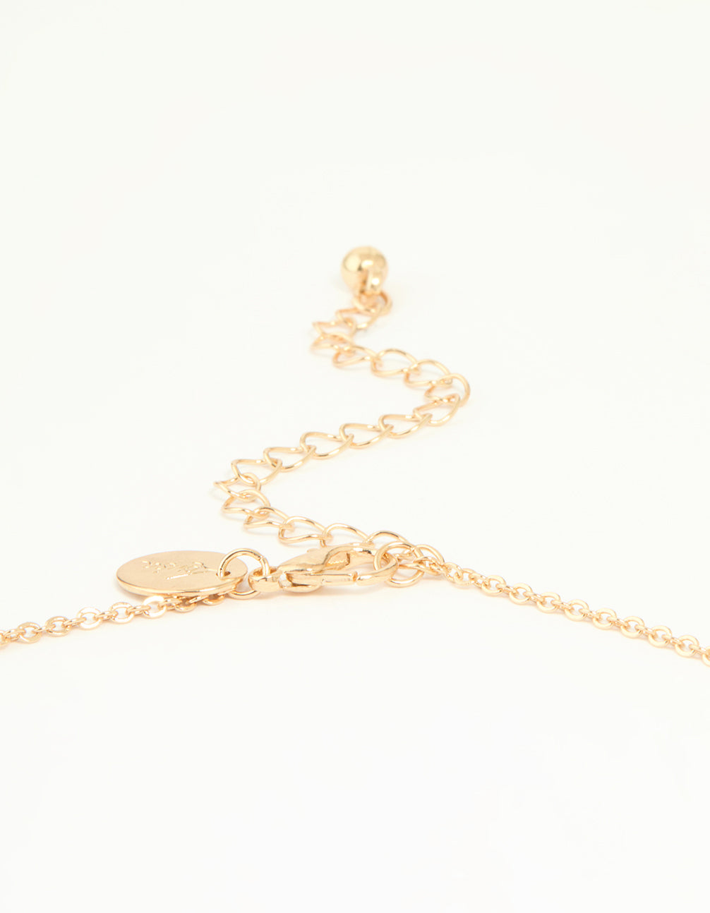 Gold Green Snake Square Pendant Necklace
