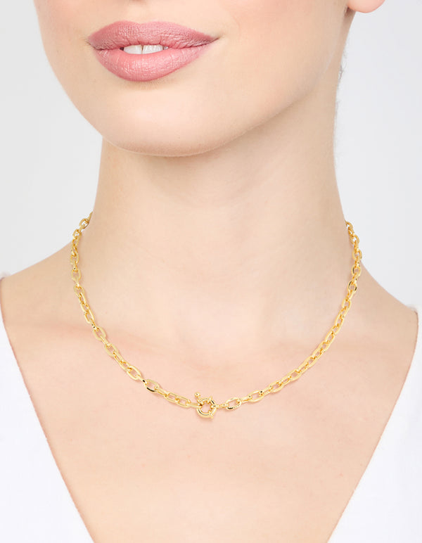 Gold Dainty Chain Necklace
