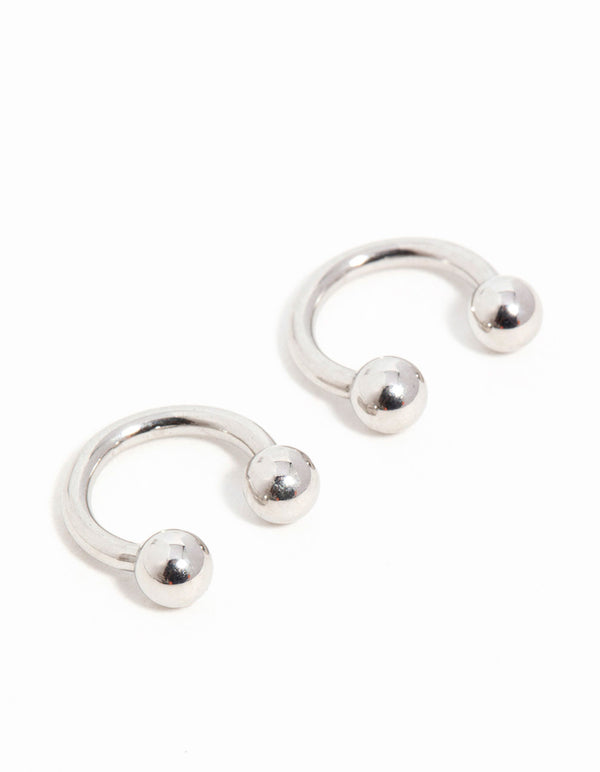 Titanium Open Hoop Earrings 2-Pack