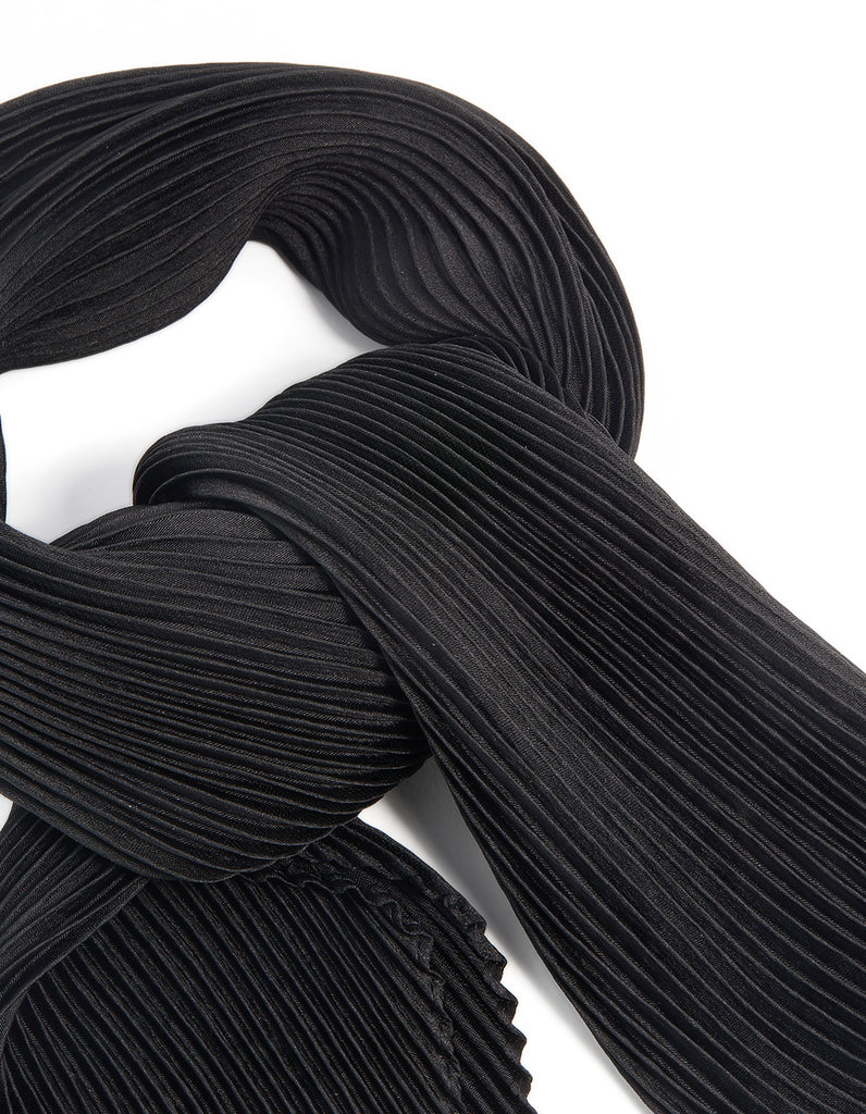 ストール YOKE 7G LONG STOLE BLACK yoko sakamoto（ヨーコサカモト）の「【YOKO SAKAMOTO】 WOOL LONG
