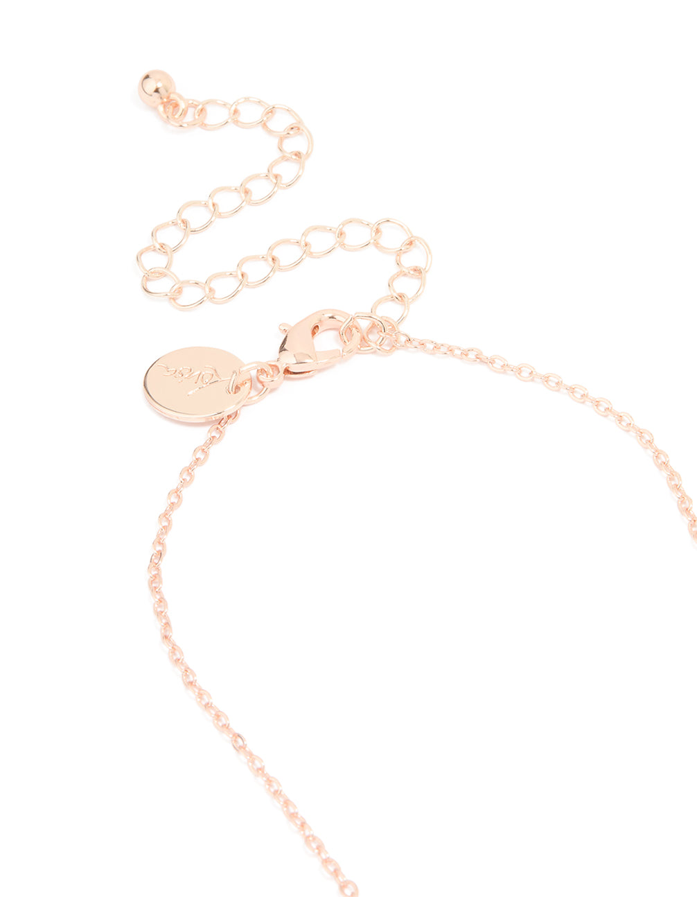 Kids Rose Gold Butterfly Heart Big & Little Sister Necklaces 2-Pack