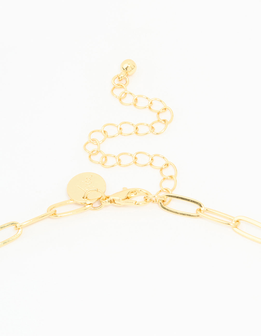 Gold Plated Diamante Heart Locket Necklace