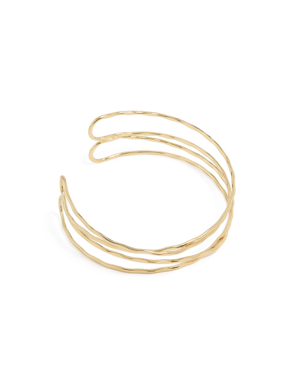 Gold Plated Wire Arm Cuff