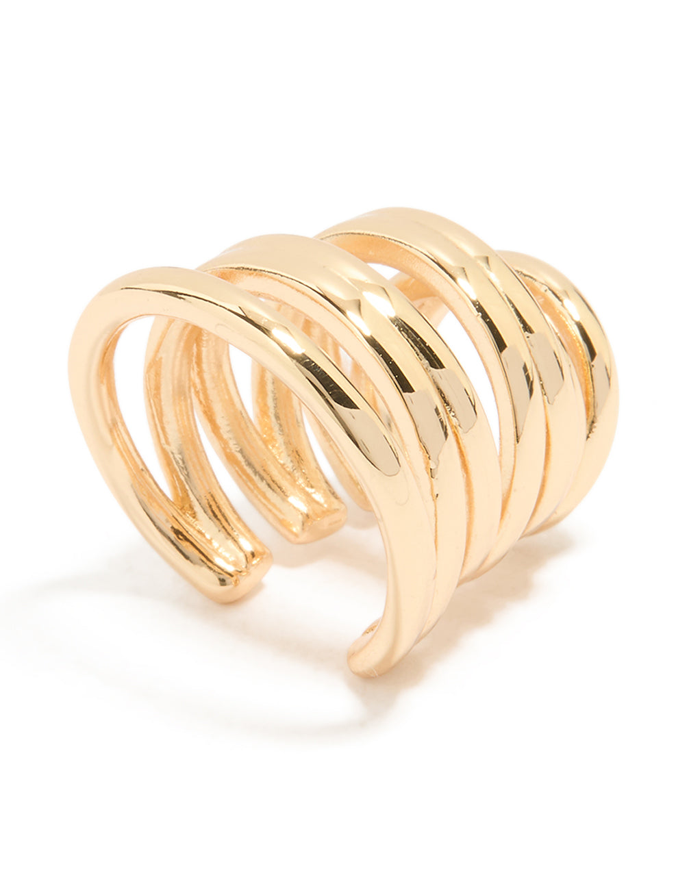 Gold Layered Long Ear Cuff