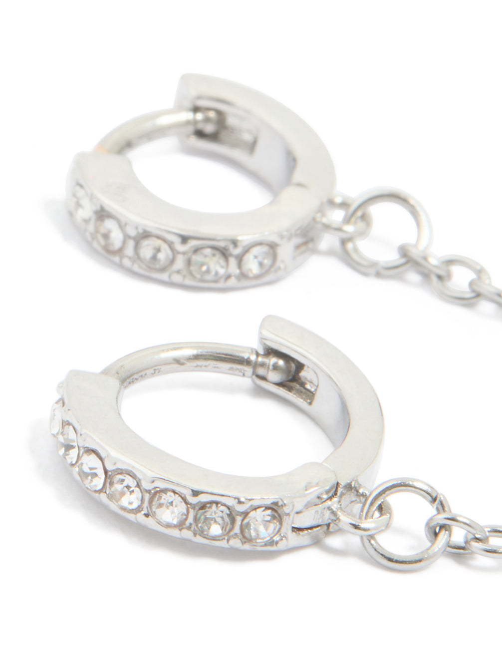 Surgical Steel Chain Double Piercing Clicker Earring
