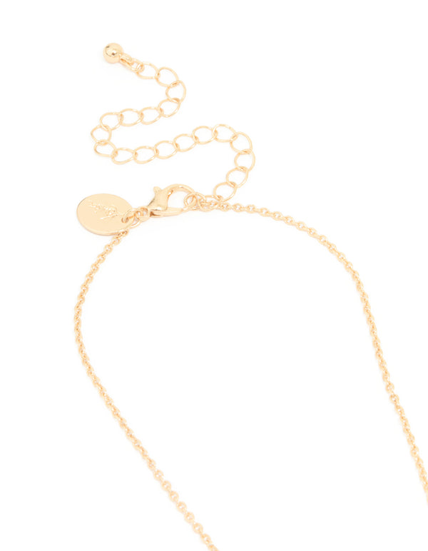 Kids Gold Pink & Purple Rainbow Cloud Heart BFF Necklaces Pack