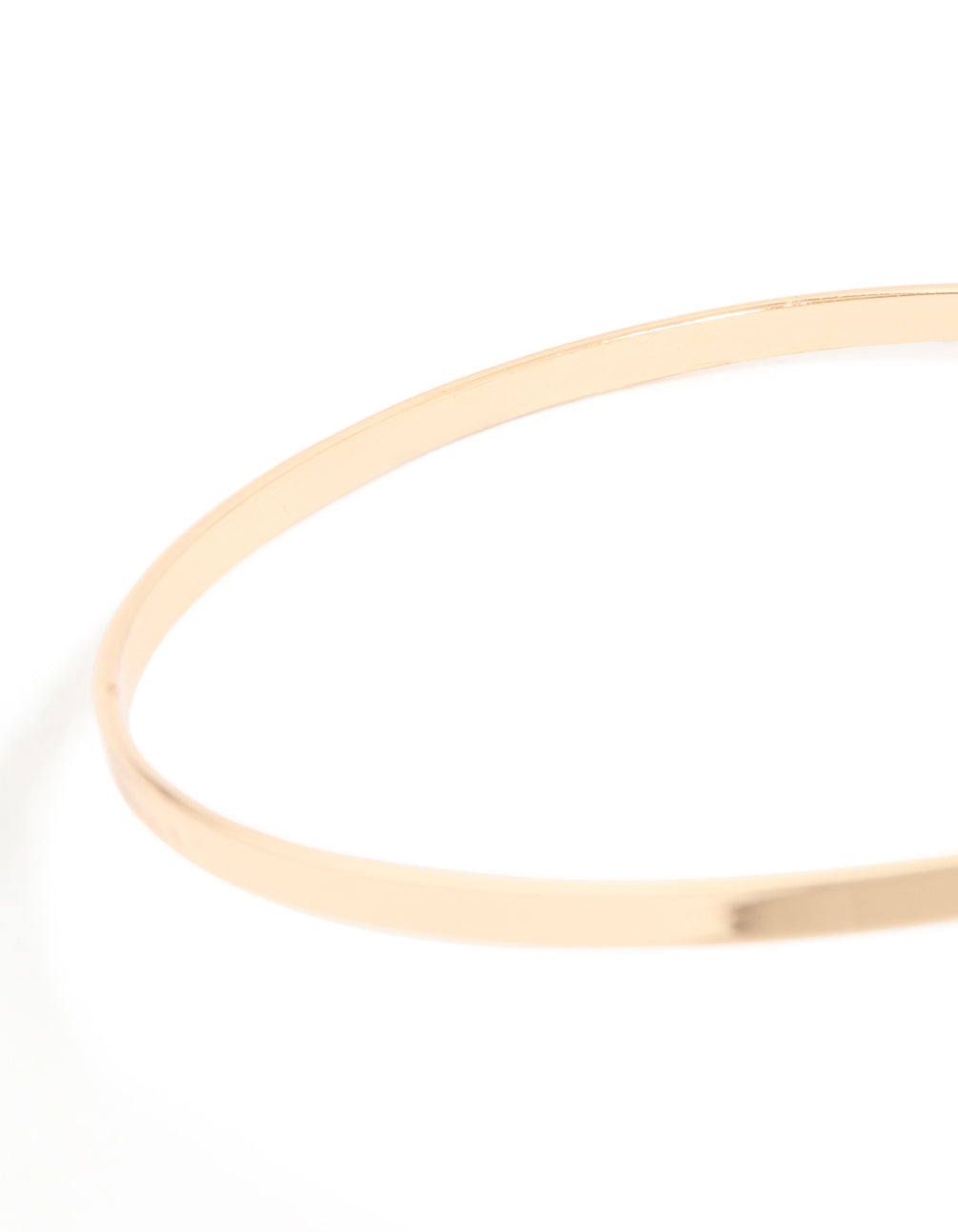Gold Molten Double Circle Arm Cuff