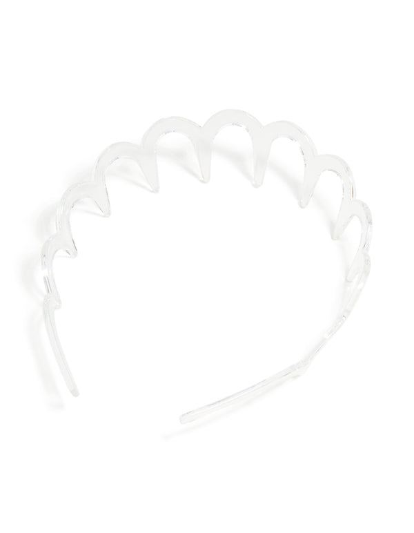 Clear Wavy Headband