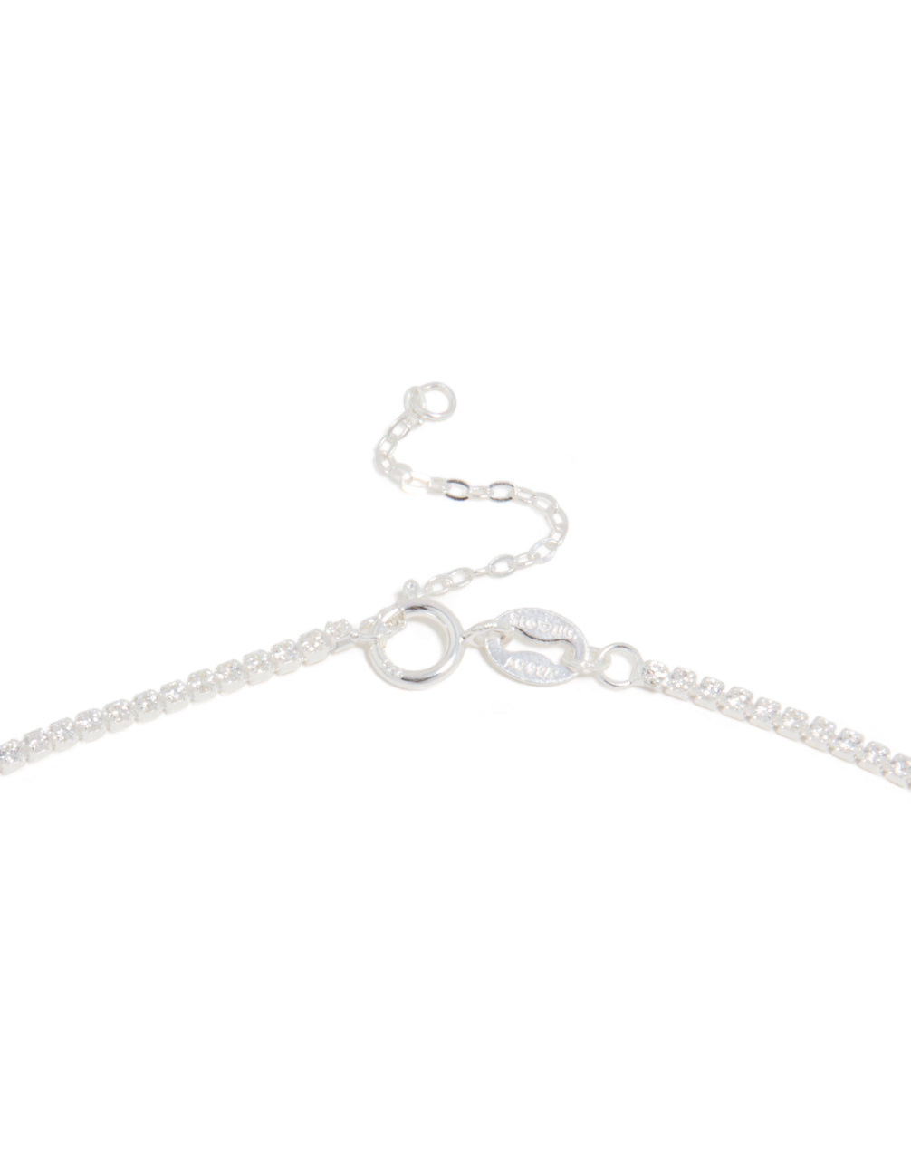 Sterling Silver Cubic Zirconia Tennis Necklace