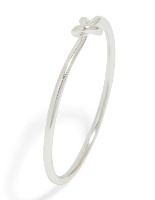 Sterling Silver Tiny Knot Ring