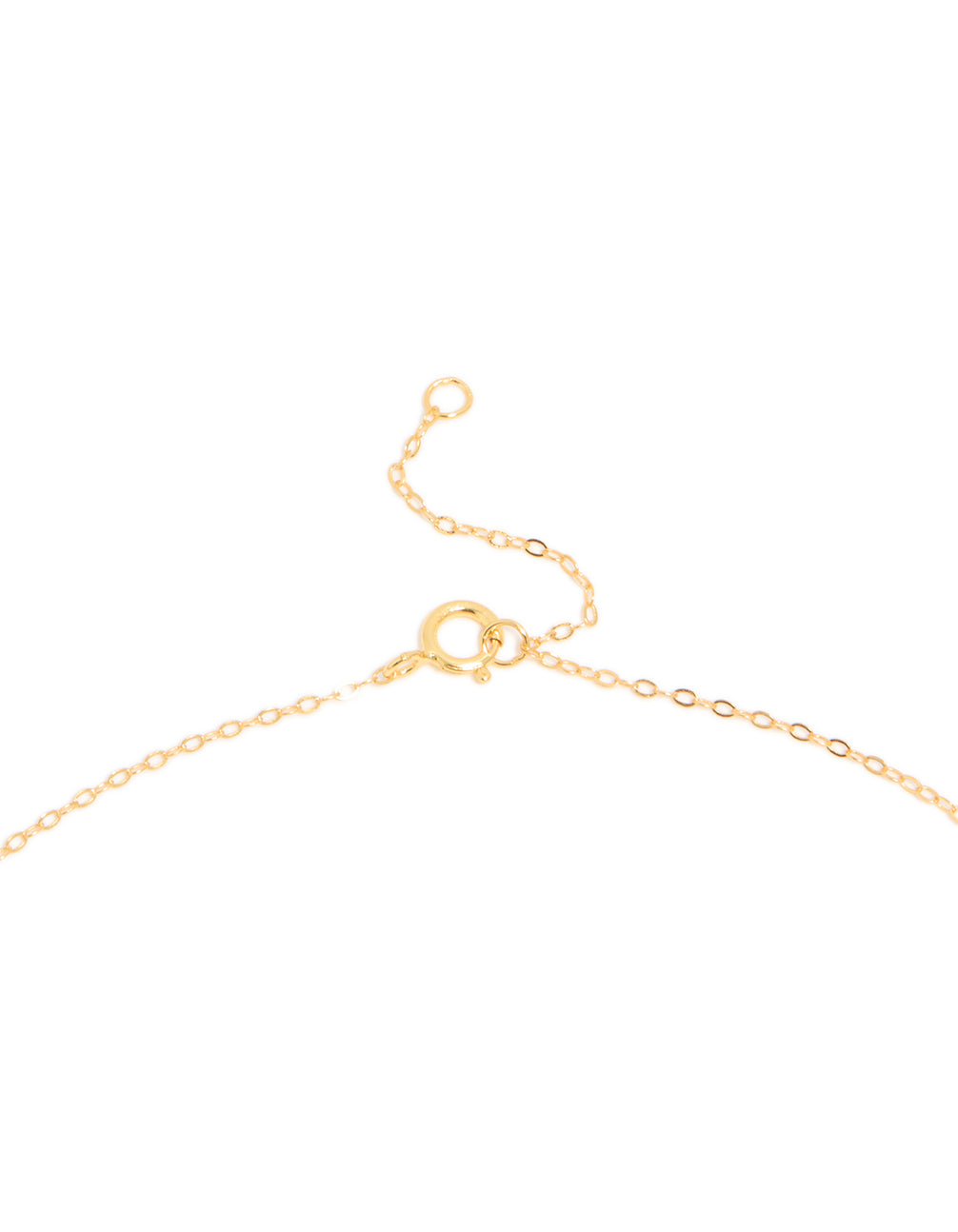 Gold Plated Sterling Silver Bubble Letter L Necklace
