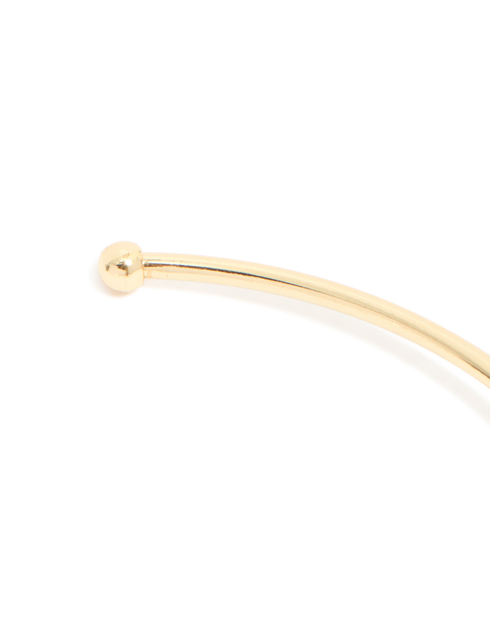 Gold Plated & Green Cubic Zirconia Wrist Cuff