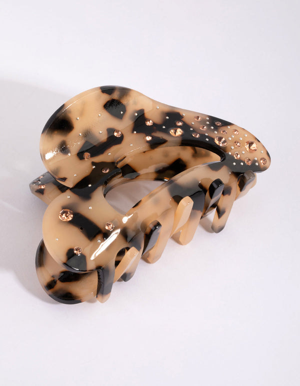 Acrylic Embellished Shape Claw