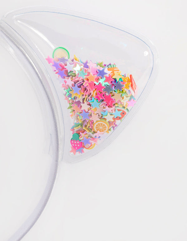 Kids Mixed Metal Cat Ear Headband