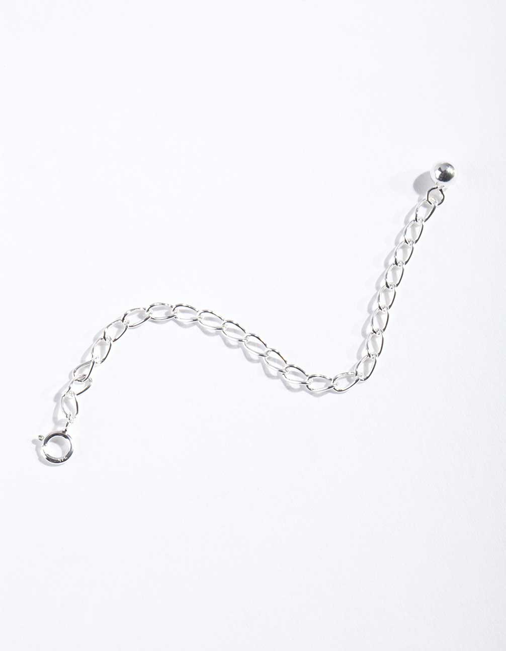 Silver Extension Chain Necklace