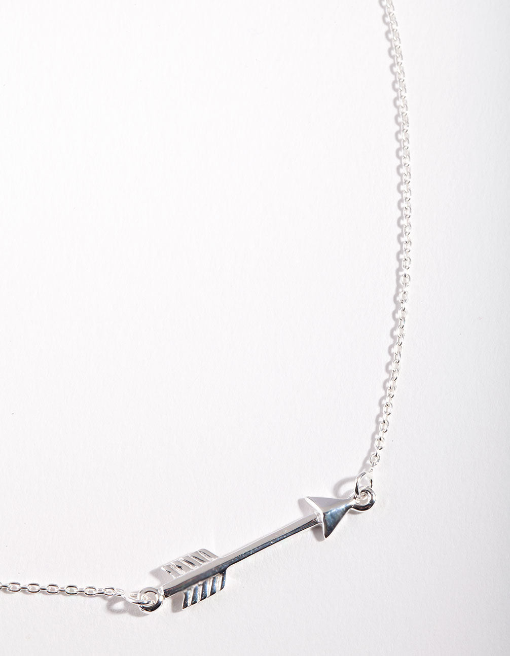Sterling Silver Arrow Necklace