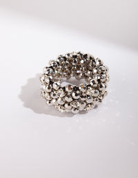 Silver Disco Hair Tie - link has visual effect only