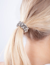 Silver Disco Hair Tie - link has visual effect only