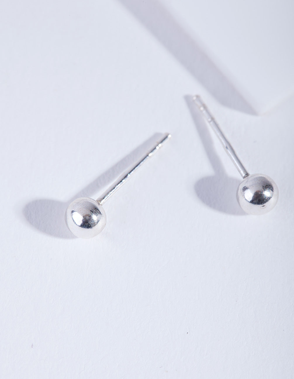Sterling Silver Mini Ball Stud Earrings