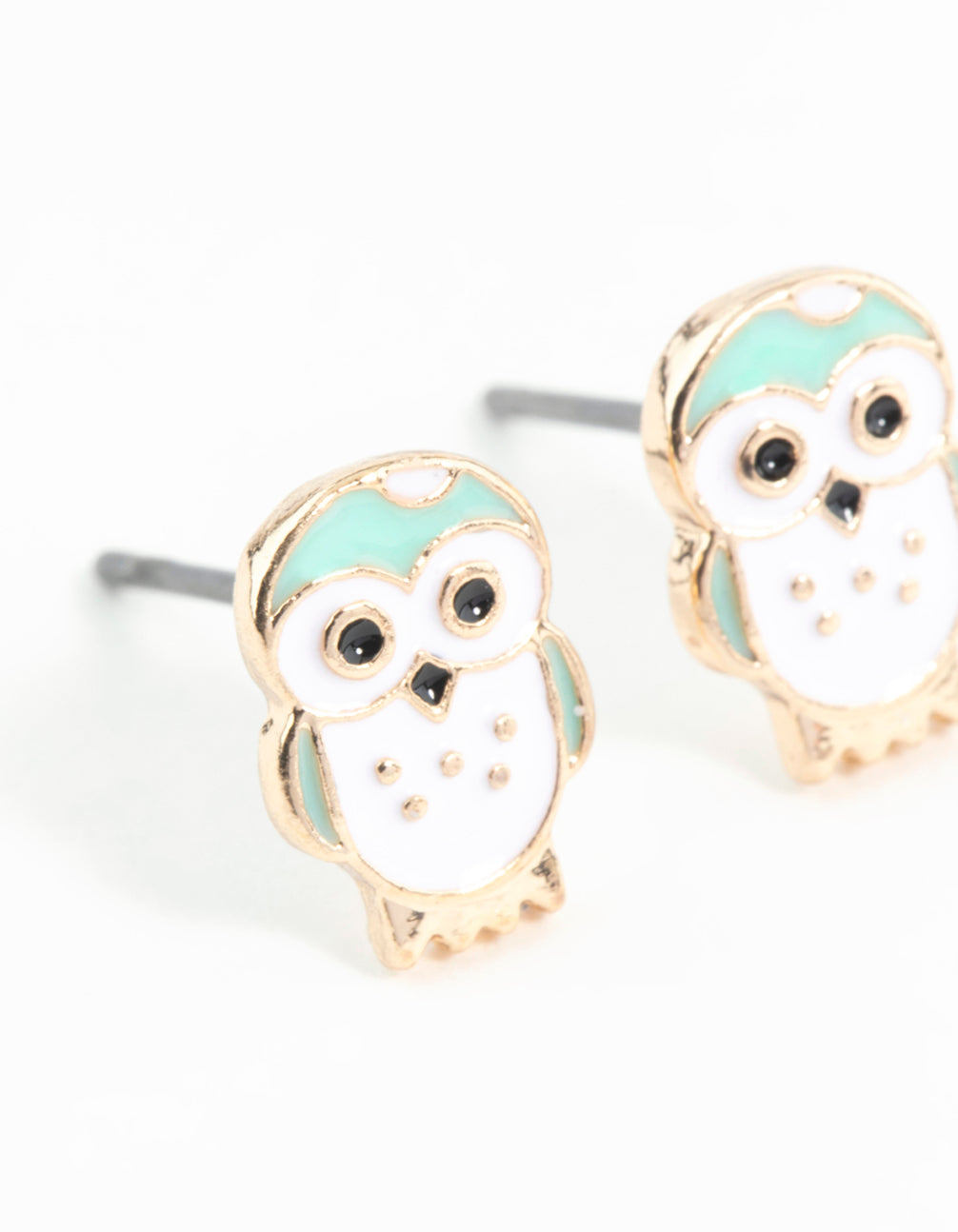 Mini Owl Stud Earrings