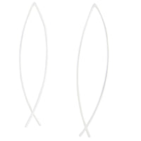 Sterling Silver Twist Thread Earrings - link has visual effect only