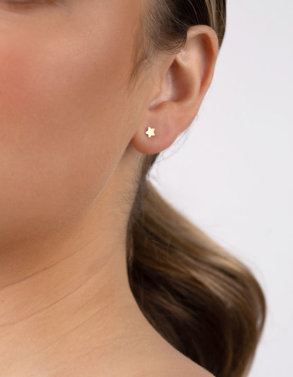 Gold Plated Sterling Silver Sterling Silver Celestial Stud Pack