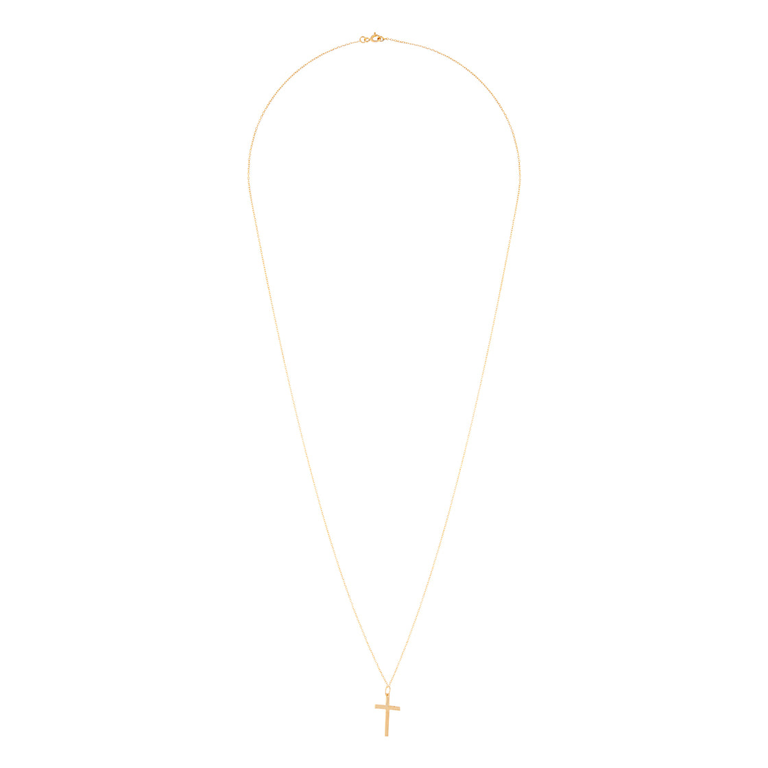 Gold Plated Cross Pendant Necklace