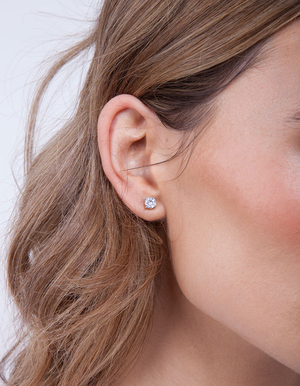 Round Crystal Necklace & Earrings Set