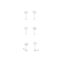 Sterling Silver Celestial Stud Earring Pack - link has visual effect only