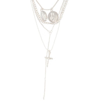 SVES SS Y-NECK LAYERED NK@ - link has visual effect only
