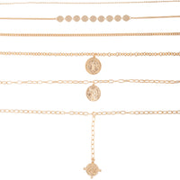 Gold Coin Chunky Choker Pack - link has visual effect only