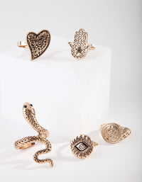 FGOLD AG SNAKE SYMBOL 3PK RG - link has visual effect only