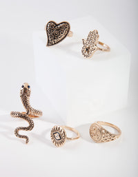 FGOLD AG SNAKE SYMBOL 3PK RG - link has visual effect only