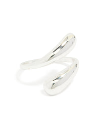 Silver Wrap Around Ring - link has visual effect only
