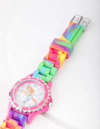 Kids Rainbow Unicorn Silicone Strap Watch - link has visual effect only