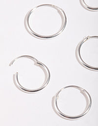 Sterling Silver Classic Hoop Pack - link has visual effect only