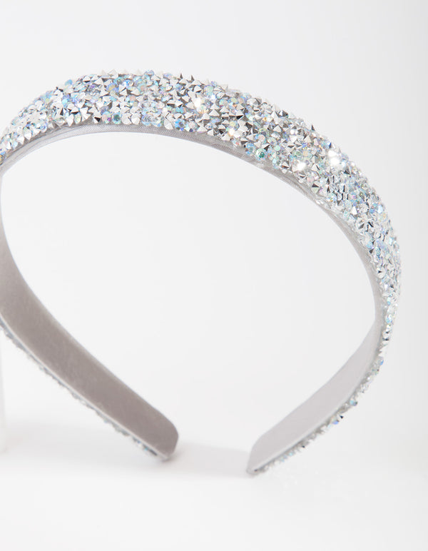 Kids Silver Sparkle Headband