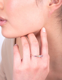 Rose Gold Pastel Rainbow Ring - link has visual effect only
