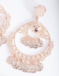 RGOLD RG FILIGREE COIN DROP ER@ - link has visual effect only