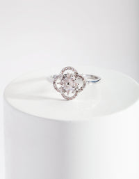 DS RH SM CZ TWIST FLWR RG - link has visual effect only