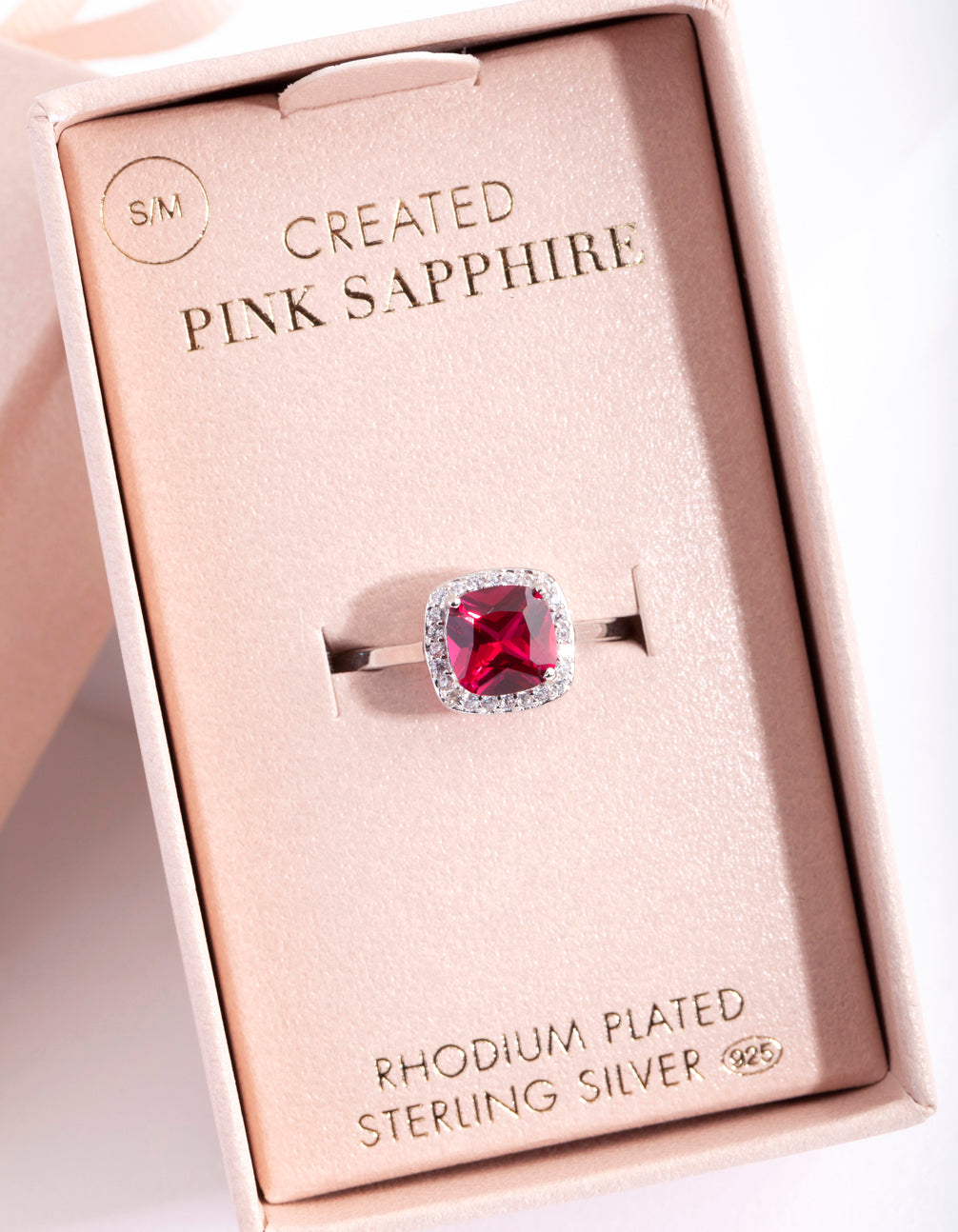 CG ST RH RUBY SQR HALO RG
