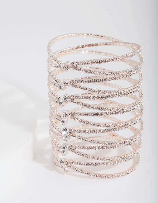 Rose Gold Crossover Diamante