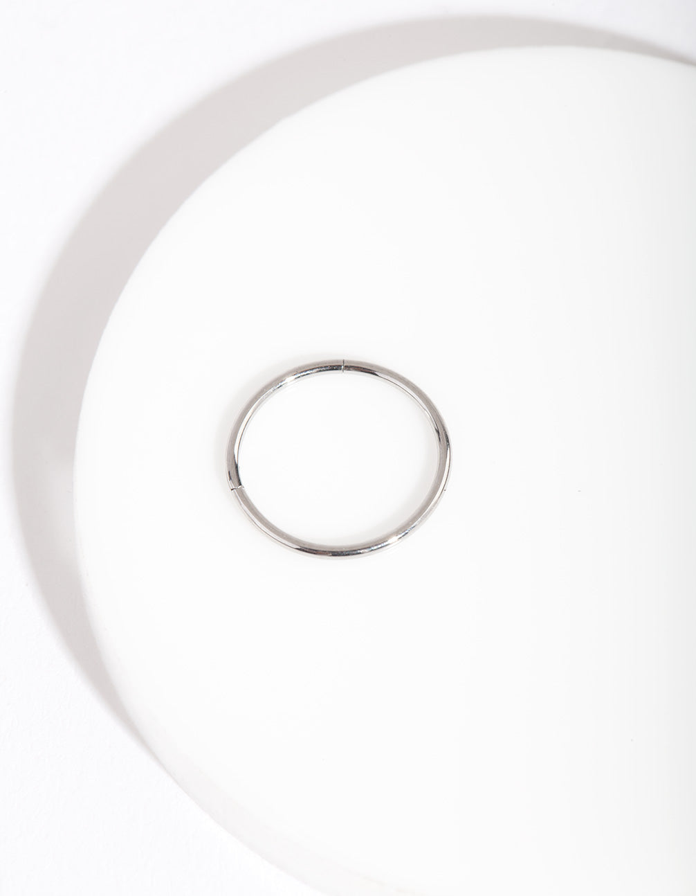 Surgical Steel Fine Clicker Earring 10 mm