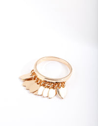 Gold Jingle Fray Ring - link has visual effect only