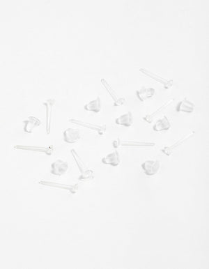 Sensitive Silicone Earrings